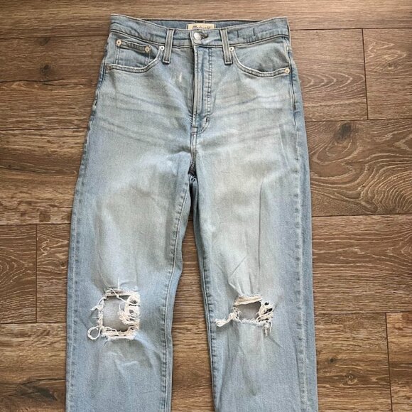 Madewell Denim - Madewell The Perfect Vintage Straight Leg Blue Denim Jeans Size 27